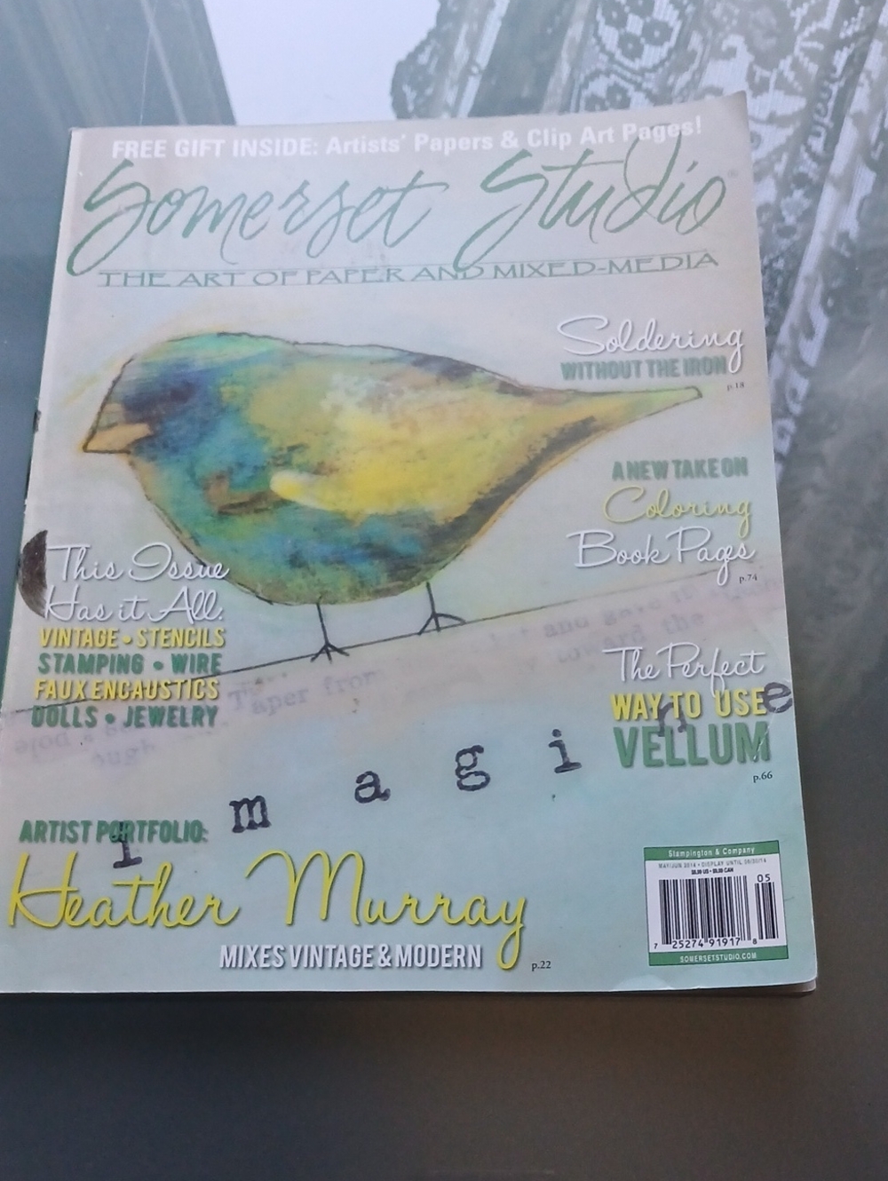 Somerset Studio The Art of Paper & Mixed Media Magazine
